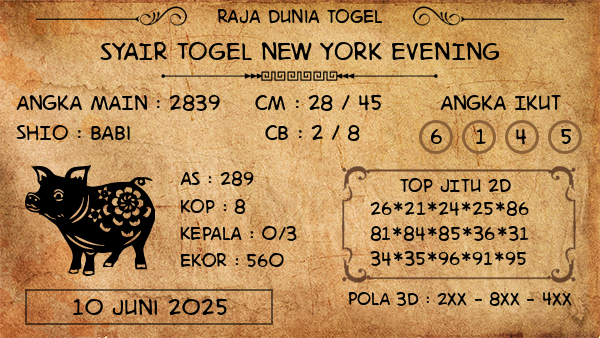 Prediksi New York Evening